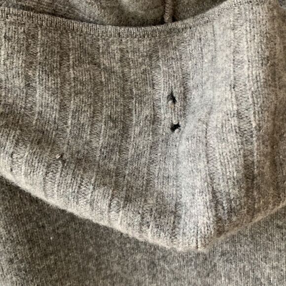 Alexandra‎ Bartlett 100% Lambswool Zip Cardigan Hoodie Sweater size medium - Picture 10 of 11